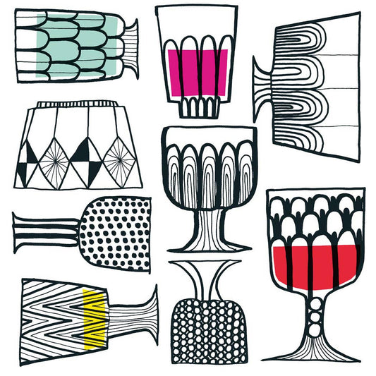 Paper Cocktail Napkins Pack of 20 Marimekko Kippis